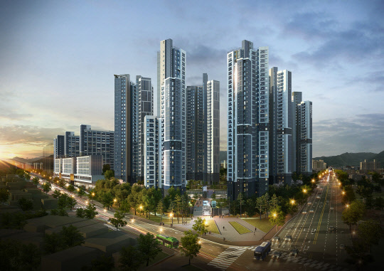 송파 시그니처 롯데캐슬 투시도. <롯데건설 제공>